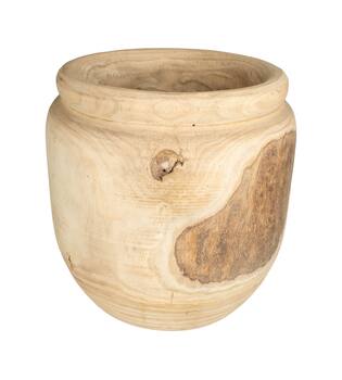 Planter paulownia wood 34x34x37cm