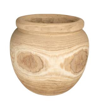 Planter paulownia wood 39x39x44cm - Natural
