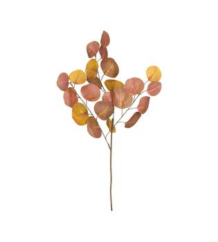 Branch eucalyptus artificial 82x5x35cm - Orange