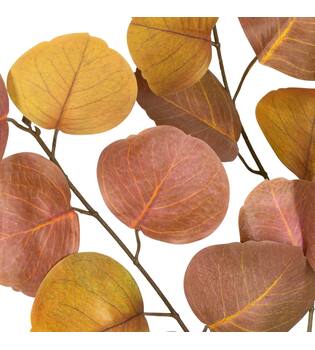 Branch eucalyptus artificial 82x5x35cm - Orange