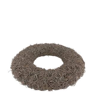 Wreath curly moss nature 58x58x11cm