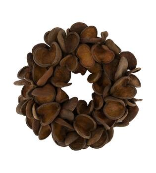 Wreath badam nature 55x55x11cm