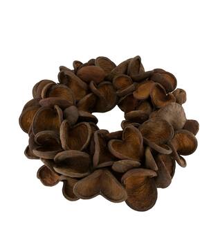 Wreath badam nature 55x55x11cm