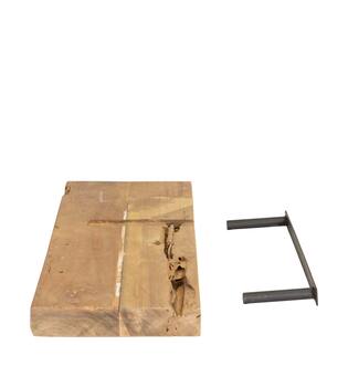 Shelf teak wood 58x22x3cm