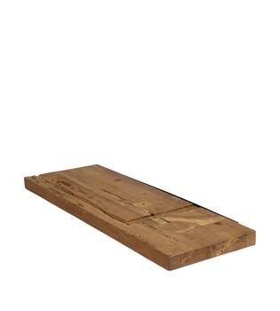 Shelf teak wood 78x28x3cm - Natural