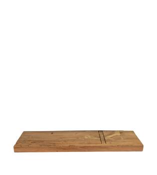 Shelf teak wood 78x28x3cm - Natural