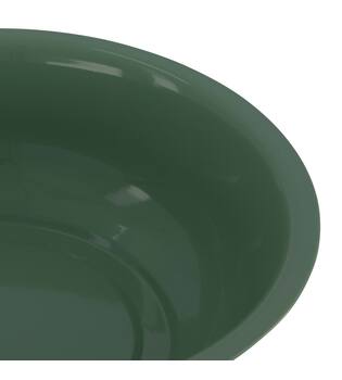 Bowl round metal 34x34x9.5cm - Green