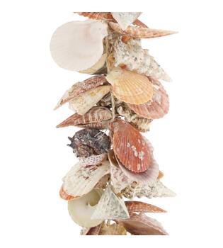 Garland shells nature 12x8x80cm - Multi