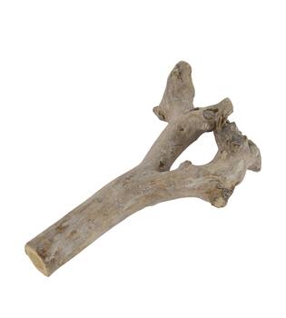 Root driftwood 36.5x15x6cm - White