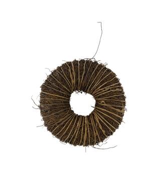 Wreath rattan 28x28x10cm - Natural