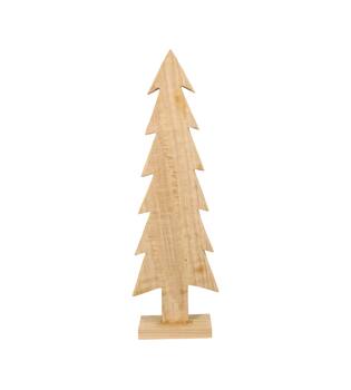 Tree paulownia wood on feet 23x10x78cm