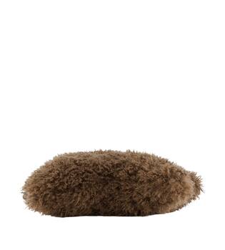 Cushion star polyester 45x45x8cm - Brown