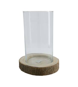 Tray paulownia wood 22x22x4.5cm - Natural