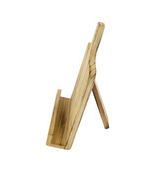Magazine holder paulownia wood 38x25x8cm - Natural