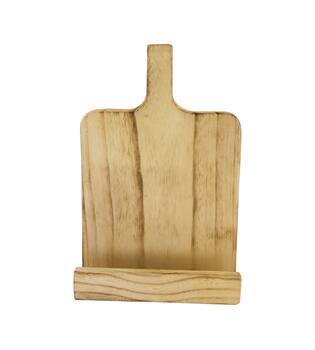 Magazine holder paulownia wood 38x25x8cm - Natural