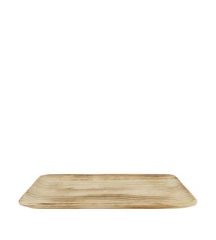 Tray rectangular paulownia wood 43x27x3cm