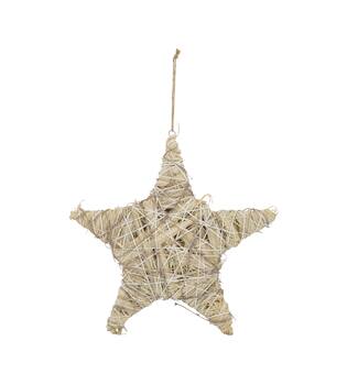 Hanger star grass 58x5x58cm - White