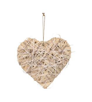 Hanger heart grass 58x4x68cm
