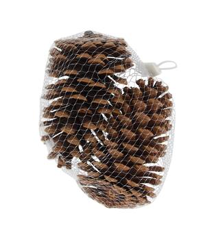 Pinecone nature 14x9x18cm 2pc - Natural