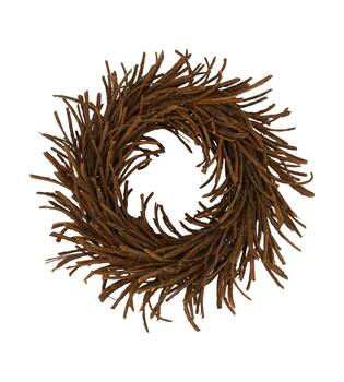 Wreath rattan 38x38x8cm