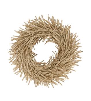 Wreath rattan 38x38x8cm