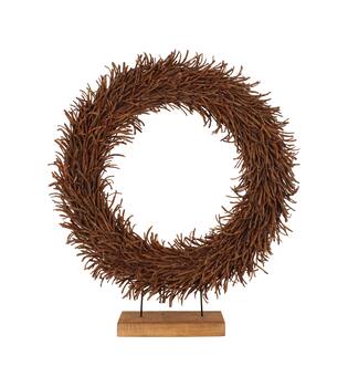 Wreath rattan on feet 84x15x94cm