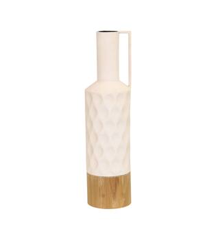 Bottle round metal 14x14x55cm