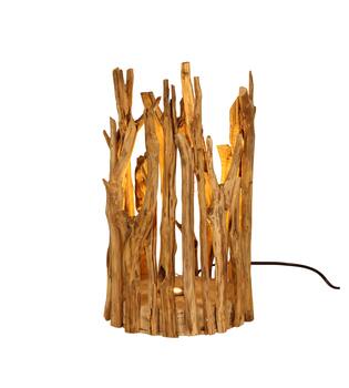 Table lamp chestnut 24x24x38cm