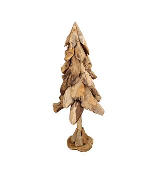 Tree erosion wood on feet 58x58x150cm