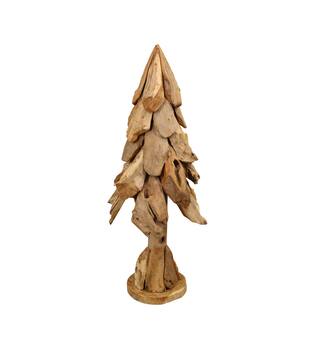 Tree erosion wood 46x46x118cm - Natural