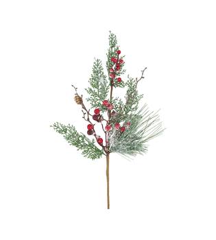 Branch berry and pinecone artificial 77x25x5cm