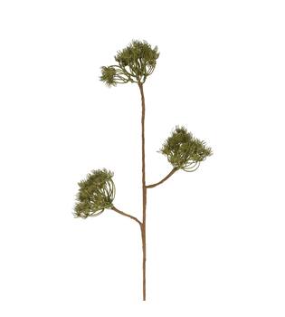 Branch heracleum artificial 77x20x10cm - Green