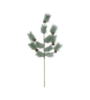 Branch pine needle with pinecone artificial 77x30x5cm