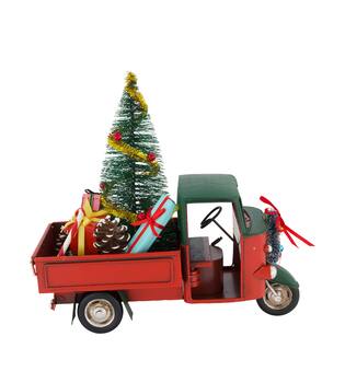 Figurine cargo bike metal 25x11x21cm