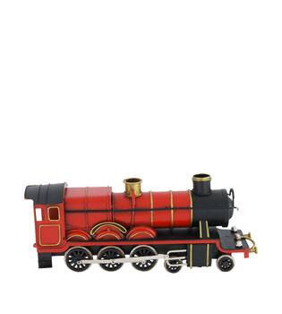 Figurine train metal 24.5x7x9.5cm - Red