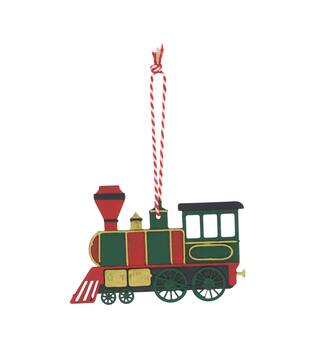 Hanger train metal 11x0.3x7.5cm - Red