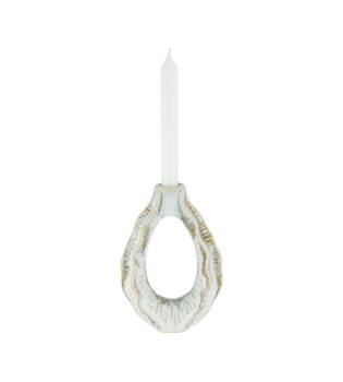 Dinnercandle holder ceramic 12.5x6x18cm