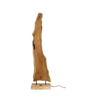 Vloerlamp organische teakhout 30x20x118cm natuurlijk