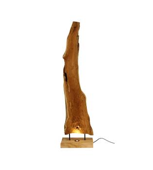 Vloerlamp organische teakhout 30x20x118cm natuurlijk