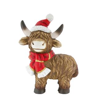 Figurine bull magnesium 39x22x50cm Brown Red