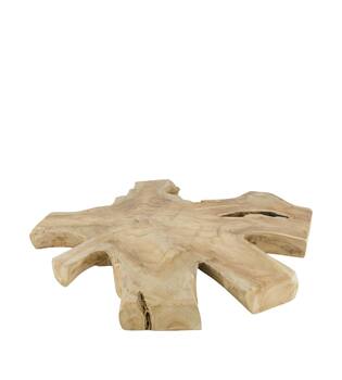 Tranche bois de teck d50h3cm naturel