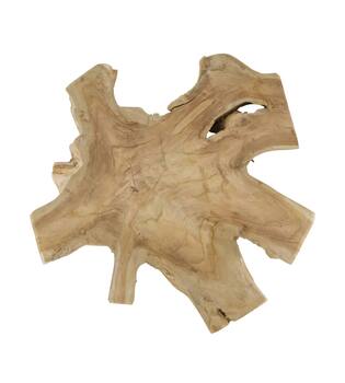 Tranche bois de teck d50h3cm naturel