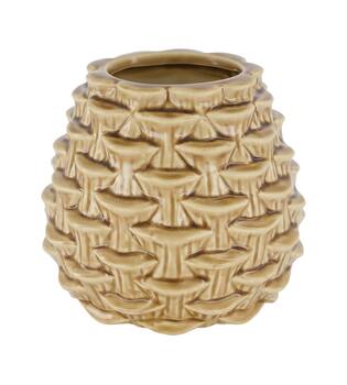 Vase Keramik d18h16cm braun