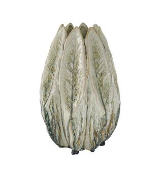 Vase leaf ceramic 20x20x30cm