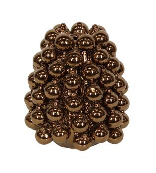 Vase Weihnachtskugel Keramik d20h23cm Gold
