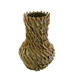 Vase leaf ceramic 25x25x39cm