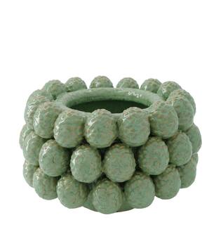 Bowl pinecone ceramic 26x26x18cm