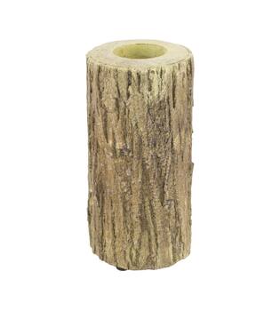 Tealight holder cement 9x9x19cm