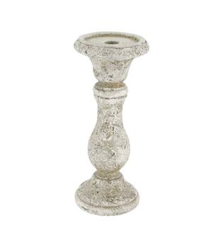 Dinnercandle holder cement 10x10x25cm