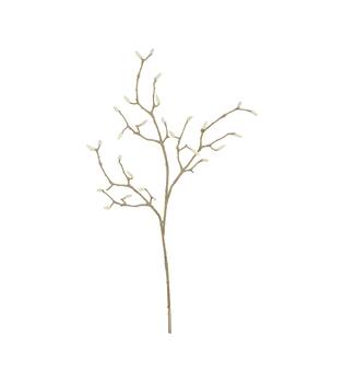 Branch magnolia artificial 23x29x97cm White Natural